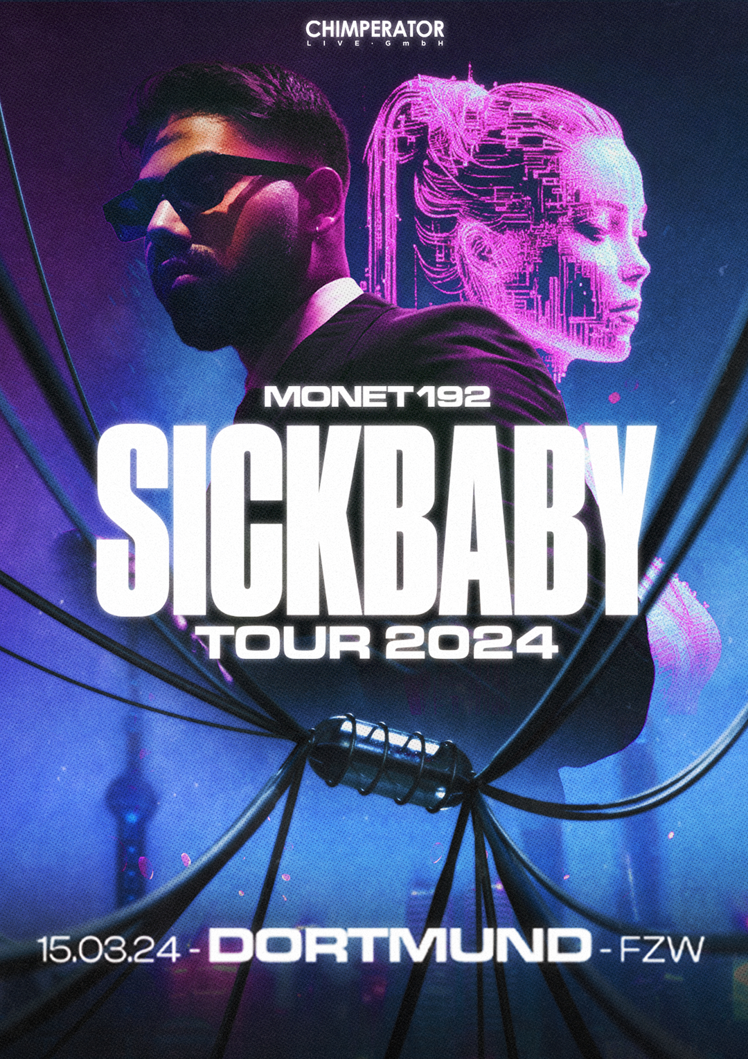 Monet192 Sickbaby Tour 2024 Tourposter