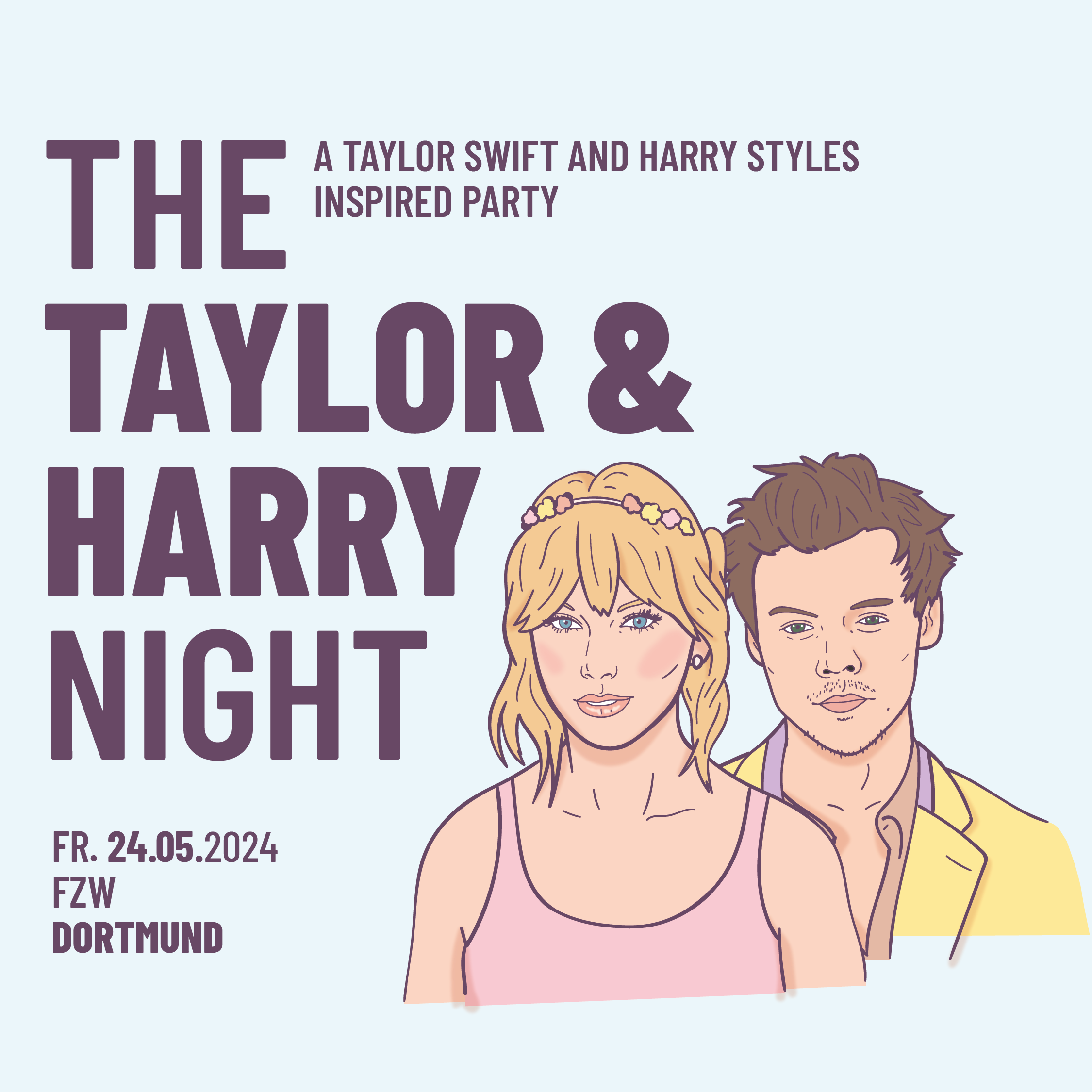 The Taylor & Harry Night am 24.05.2024 im FZW in Dortmund.