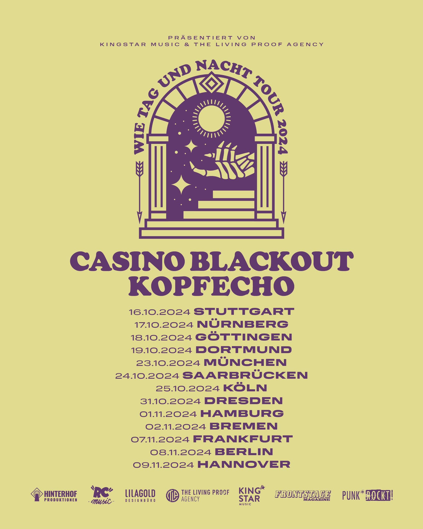 Casino Blackout und Kopfecho live im FZW in Dortmund 2024