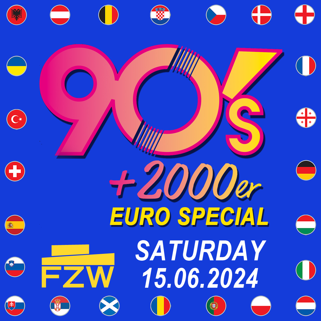 90's Party Euro 2024 FZW Dortmund