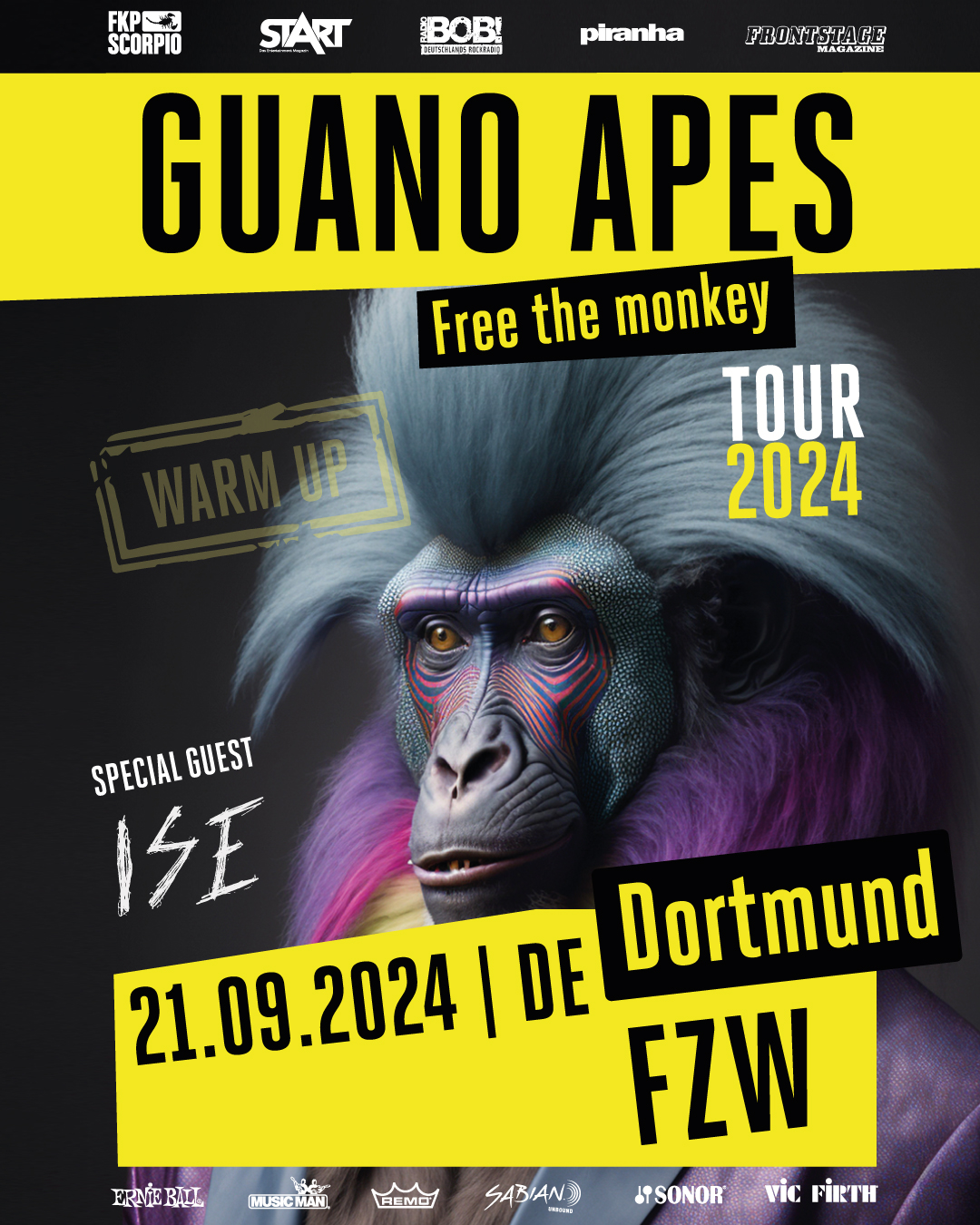 Guano Apes live im FZW in Dortmund 2024.