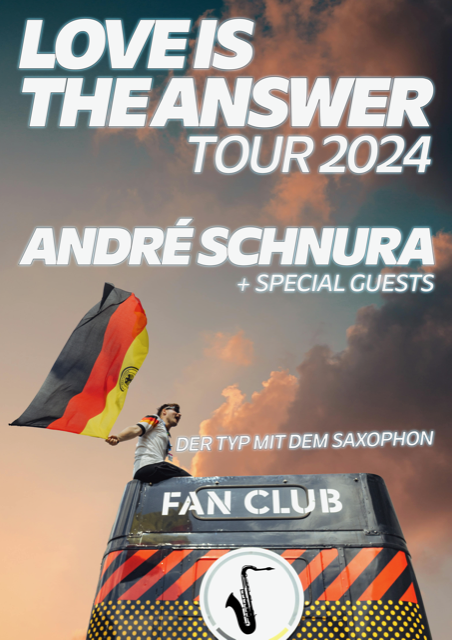 Andre Schnura mit Saxofon live im FZW in Dortmund nach EM 2024.