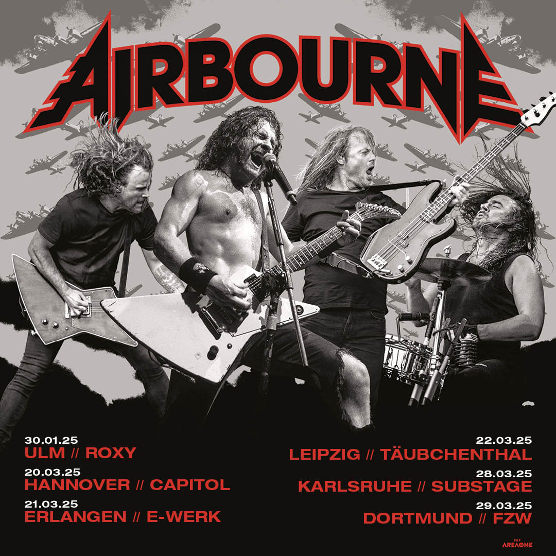 Airbourne live im FZW in Dortmund 2025.