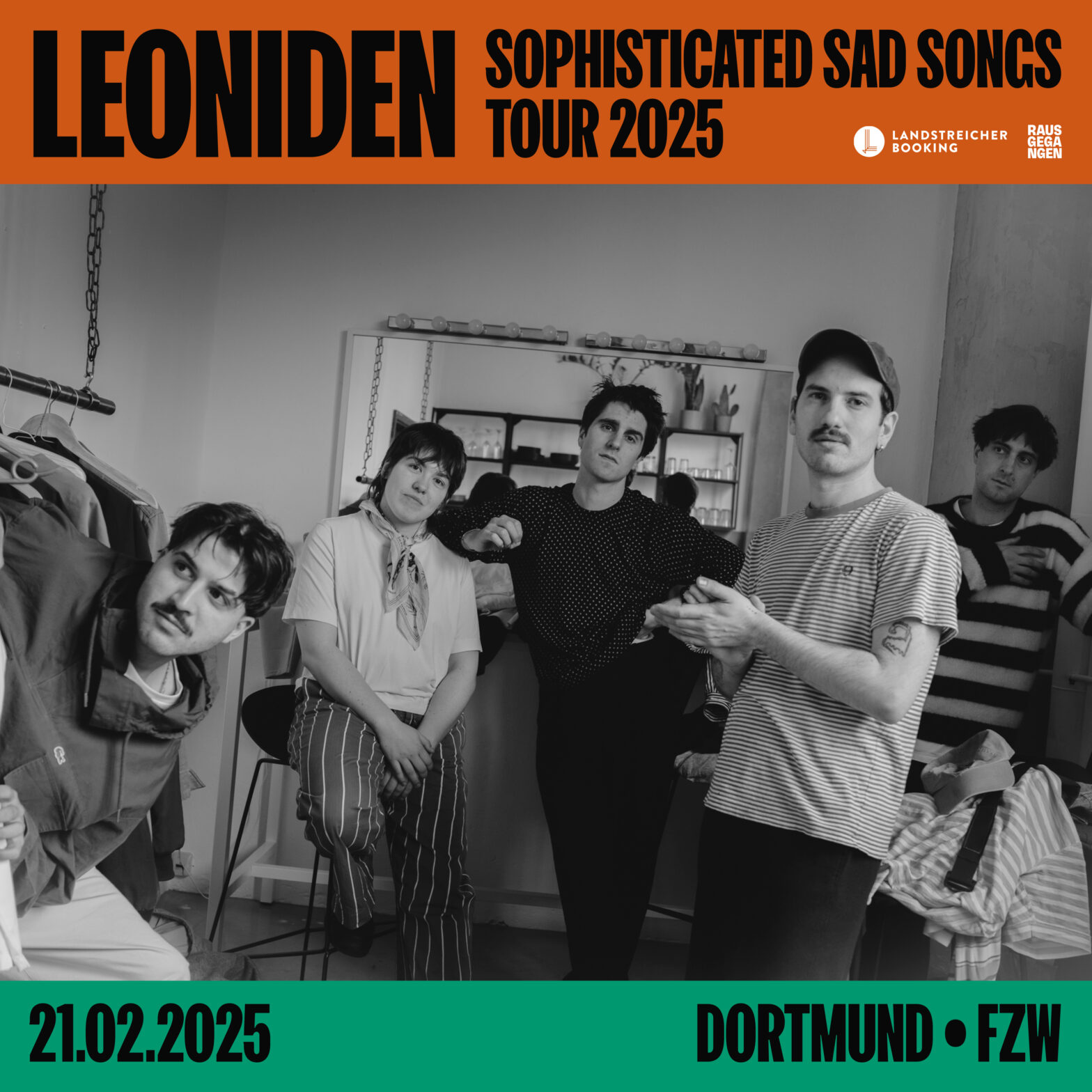 Leoniden live im FZW in Dortmund am 21.02.2025.