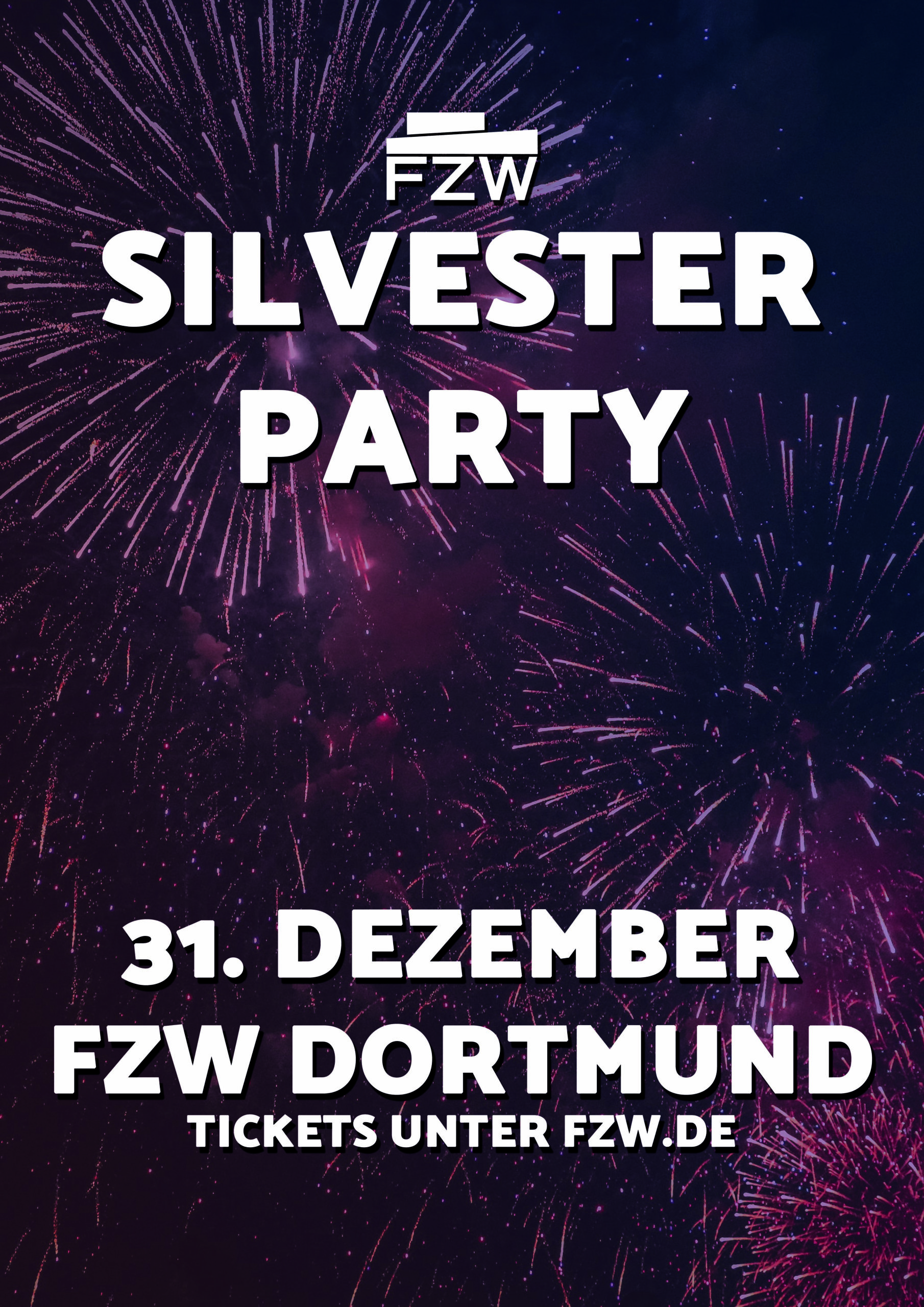 FZW Silvester Party im FZW in Dortmund am 31.12.2024.